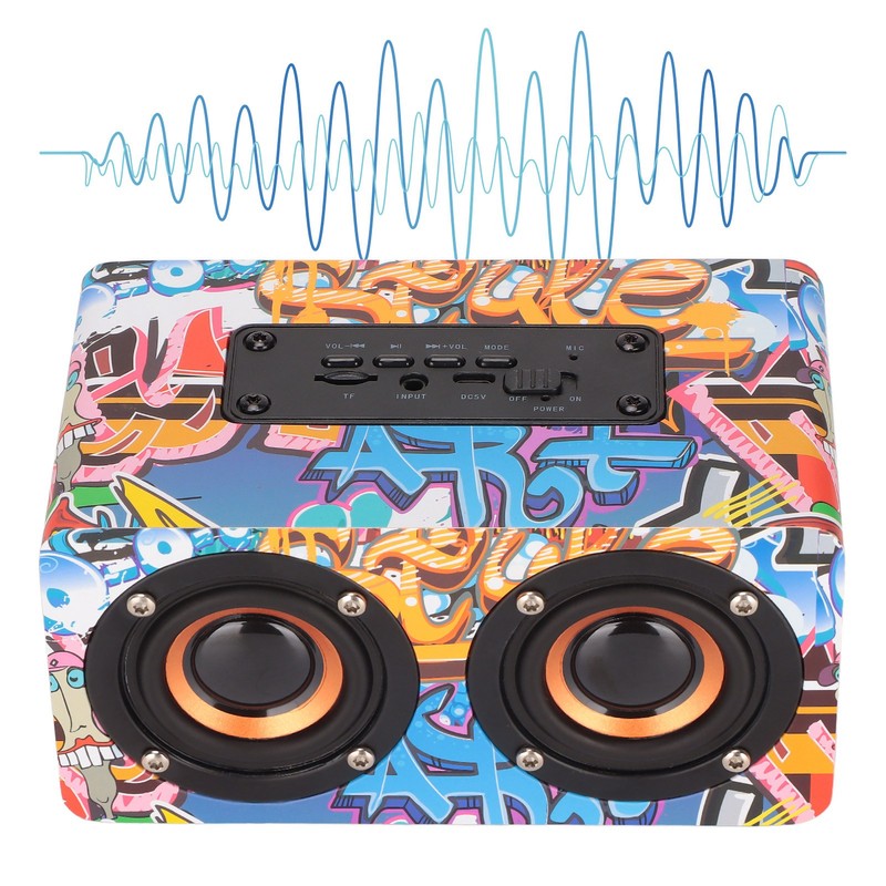 Bluetooth Speaker Heavy Bass USB Rechargeable Support Memory Card MP3