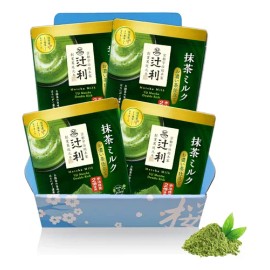 Sakura Box Matcha Latte Uji Tsujiri Con Leche - Caja De 4                                                                                             