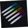 Beavorty Nail Files Bulk 5pcs Glass Fingernail Files for Manicure
