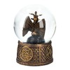 Baphomet Snow Globe with Mystical Symbols 13 cm Figurine Fantasy