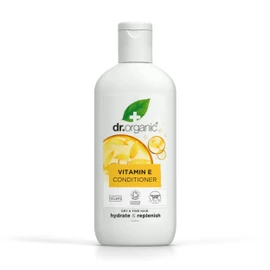 Dr Organic Vitamin E Conditioner, Dry & Fine Hair, Natural, Vegan, Cruelty Free, Paraben & SLS Free, Recyclable & Recycled from Sea-bound Plastic, Certified Organic, 265 ml