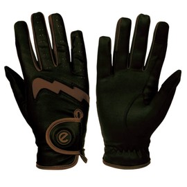 eGLOVE eQUEST GripPro Lite - v2 2022 - Lightweight, Breathable and Grippy Touchscreen Riding Gloves (XX-Large, Black/Brown)