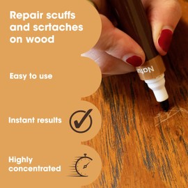 Furniture Clinic Wood Repair Pen (Black) - Wood Scratch Repair - Quick Drying - Furniture Touch-Up Marker - for All Types of Wood
