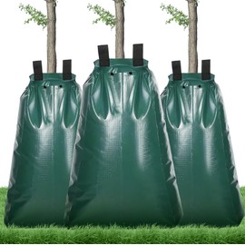 Tree Watering Bag Slow Release, 20 Gallon 5 Pack Tree Bags for Watering 5~8 Hours Drip Irrigation Watering Bag Made of PVC for New Tree Fruit Established Tree