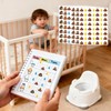 608pcs Funny Potty Training Stickers, Waterproof Potty Poo Decals for