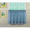 Today's Curtain Emelia Original Voile Tier Pair 36", Wedge Blue,