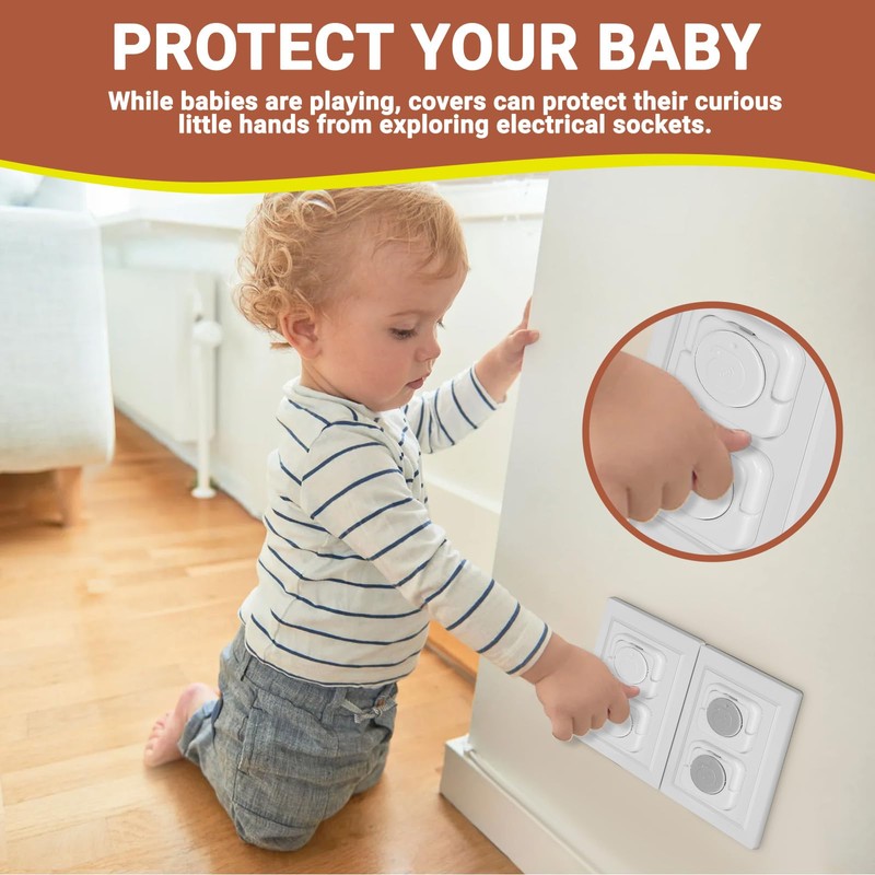 Outlet Covers Baby Proofing, 40 Pack Child Proof Plug Socket