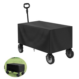 Folding Garden Cart Cover - Waterproof, Dustproof Oxford Cloth Protective Cover for Festival Wagon, Cart (97x61x56cm)