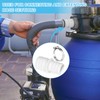 4pcs Pool Hose Connector, Hose Adapter for 32 mm to