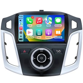 4Core 32ROM Car Radio for Ford Focus 2012 2013-2018 with Touch Screen GPS Bluetooth 5G-WiFi 1080P Backup Camera Carplay Android Auto FM SWC