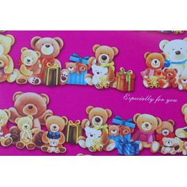 Gift Wrapping Paper - "Especially For You" Bears