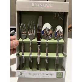 Brandani Italy  Flatware Set 20 Piece High Quality Stainless Steel NEW