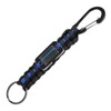 MDSXO Short Thin Blue Line Paracord Keychain Neck Lanyard for