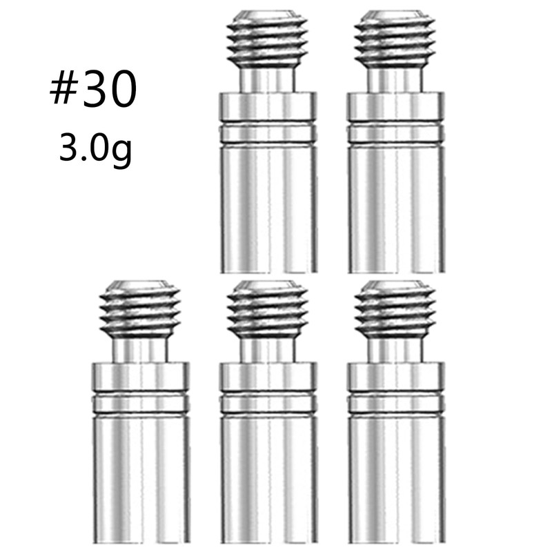 vsilay 5 Pcs 2BA thread Dart Weight Add Accentuators Tool