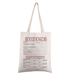 FEELMEM Criminologist Gift Evidence Tote Bag New Direction Gift Law Detective Shopping Bag Gift Detective Team Gift
