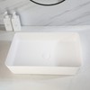 Focitland 22 Inch Stone Resin Bathroom Sink with Pop-Up Drain