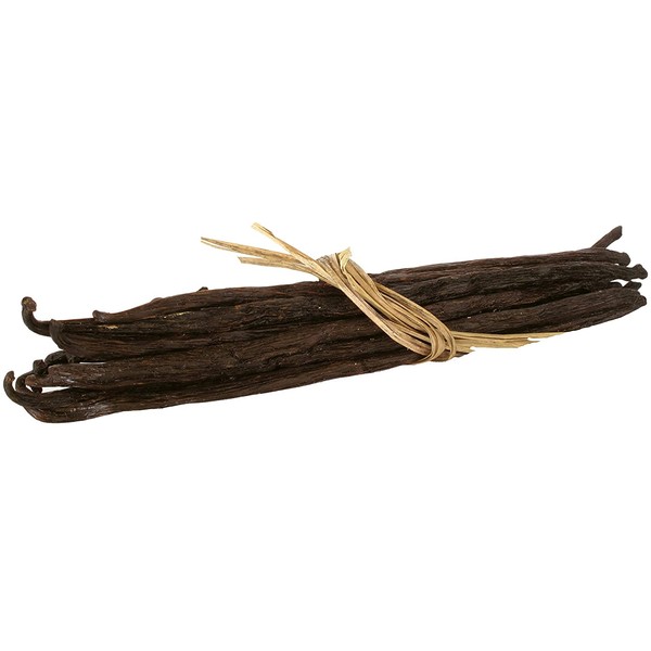 10 Vanilla Beans - Whole Gourmet Grade A Pods for Baking, Homemade Extract, Brewing, Coffee, Cooking - (Tahitian)