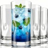 Bravario Vasos de plástico irrompibles de 17 onzas, aptos para
