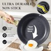 GiPP Nonstick Frying Pan Skillet - 11" Grey Granite Non