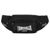 Lonsdale Logo Hip Bag Belt Bag, Black / Grey