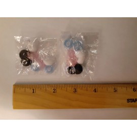 Unbranded 8 Pairs Medium Premium Silicone Replacement Earbud Ear Tips Covers - Assorted