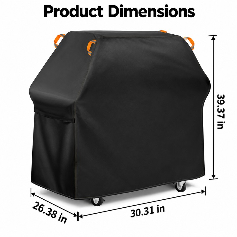 BBQ Grill Cover – Waterproof Oxford Cloth for Outdoor Storage