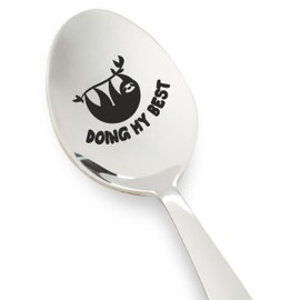 Sloth Gifts | Doing My Best Animal Lovers Engraved | Tea Coffee Spoon | Funny Unique Gift For Christmas/Kids Birthday/Thanksgiving | Sarcasm Colleagues/Co-Worker/Best friend | Teaspoon