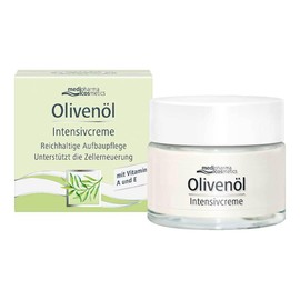 Medipharma Cosmetics Olivenol Intensive Cream, Anti-Wrinkle Face Cream with Pure Retinol, 50 ml, Moisturising, Firming, Anti-Ageing and Regenerating for Dry Skin with Olive Oil and