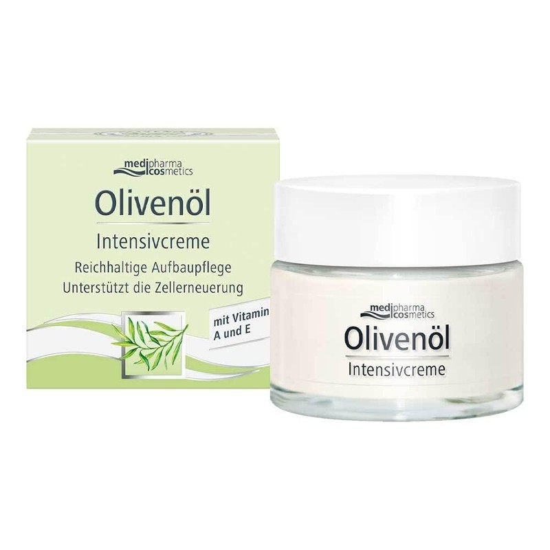 Medipharma Cosmetics Olivenol Intensive Cream, Anti-Wrinkle Face Cream with Pure