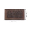 CIYODO Wooden Display Stand for Bonsai and Ornaments Square Vintage