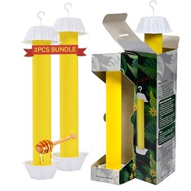 Gideal 2-Pack Yellow Sticky Fly Traps Pest Control for Indoor/Outdoor Use, Gnat Trap for Flying Plant Insect