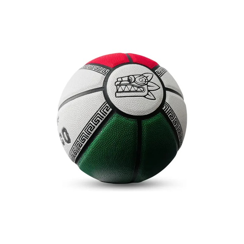 Balón Basquet Piel Sintética Crossover Mexicano Talla 7 Color Tricolor