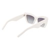 KARL LAGERFELD Women's KL6158S Sunglasses, White, One Size