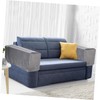 CORHAD 2Pcs Elastic Armrest Cover Grey Sofa Armrest Protector for