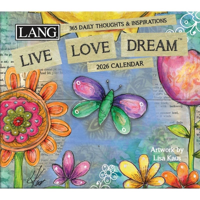 LANG Live Love Dream 2026 365 Daily Thoughts (26991015506)