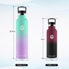 Stainless Steel Drinking Bottle, 1 Litre, Thermos Flask with Straw,