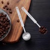 Yucenora 2 PCS Teaspoons Measuring Spoon, Stainless Steel Long Handle
