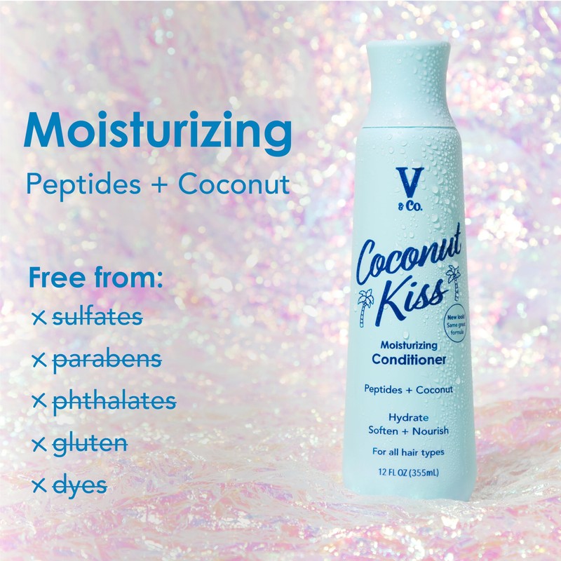 V&Co. Beauty Moisturizing Conditioner 12 Oz. - Sulfate Free, Color