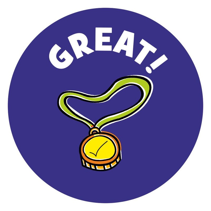 School Stickers Mini Well Done Sticker