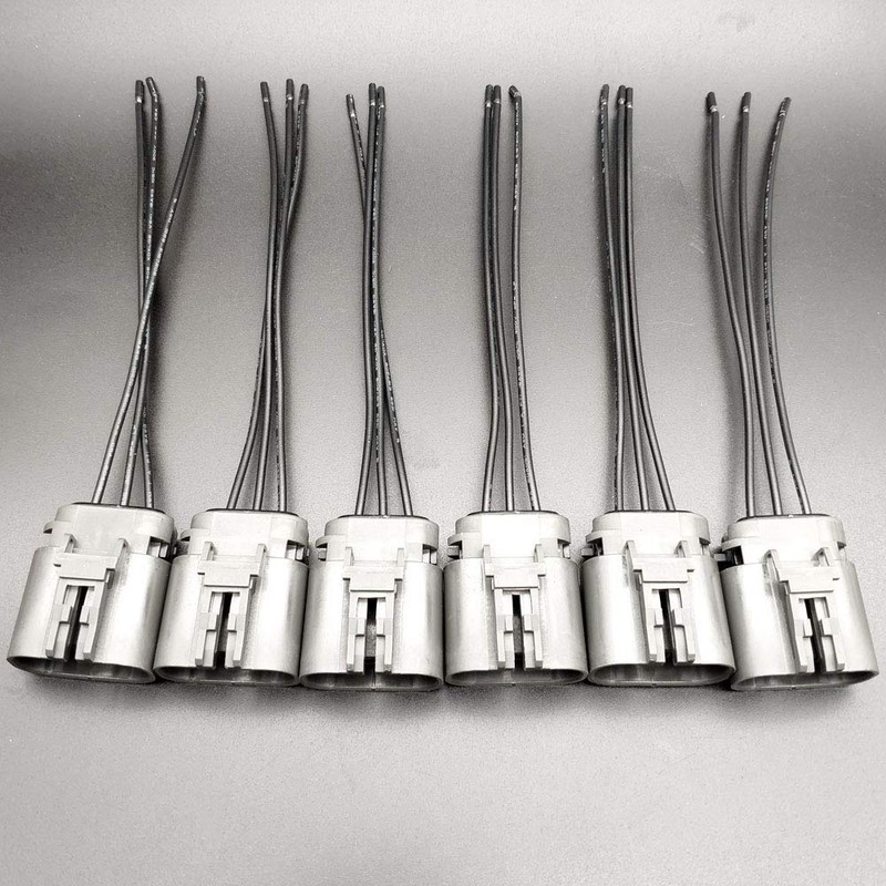 ALLMOST 6PCS Ignition Coil Pack Wiring Connector Pigtail Plug Compatible