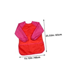 KOMBIUDA 2pcs Art Smocks Long Sleeve Painting Aprons for Boys Washable Lightweight Artist Aprons with Quick Dry Reusable Protective Cover for Creative Crafts and School Use