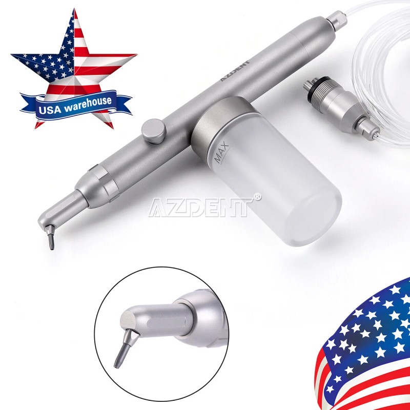 AZDENT Dental Aluminum Oxide Micro Blaster Microetcher Sandblasting System 4Holes