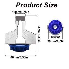 SEIWEI Chainsaw Sharpening Attachment Kit, Chainsaw Sharpener Guide Drill Adapter Electric Grinder Sharpening Polishing Rotary Tool Accessory Set (Blue)