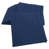 SARO LIFESTYLE 6306.NB20S Rochester Collection Dinner Napkin with Hemstitched Border