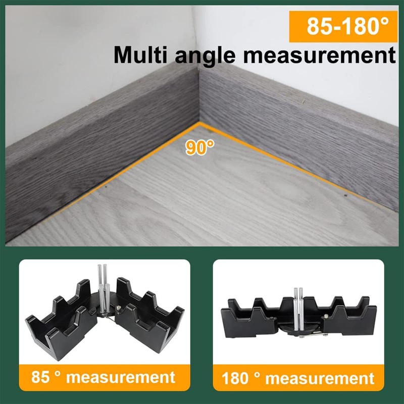 2-in-1 Mitre Measuring Tool, Measuring and Sawing Miter Angle Cutting