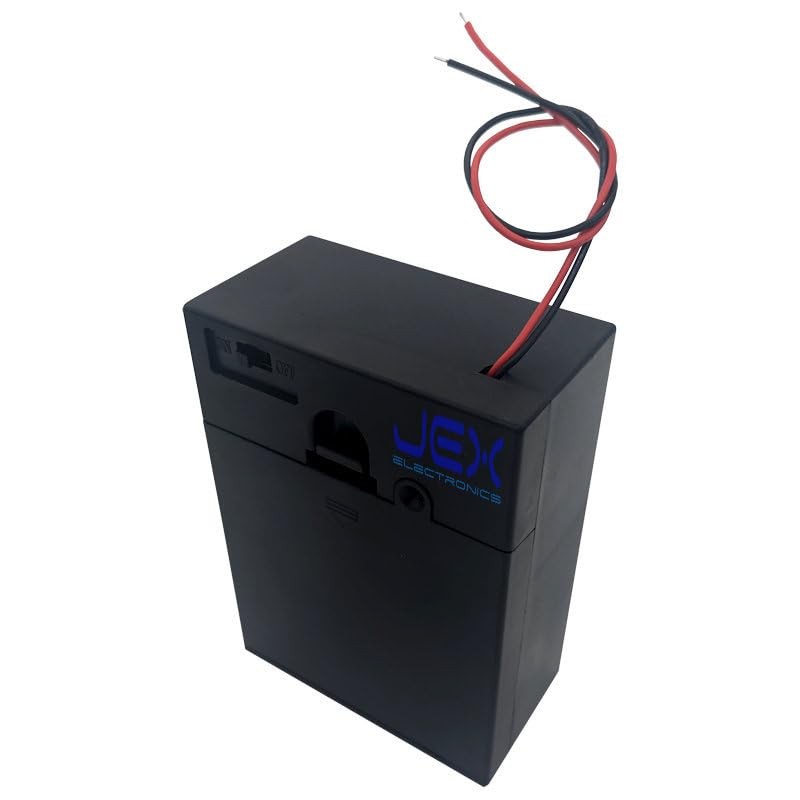 Jex Electronics Two/2X/Twin D DIY Battery Holder Case Box 3V