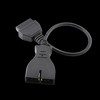 ISINCER 12 Pin OBD1 to 16 Pin OBD2 Convertor Adapter
