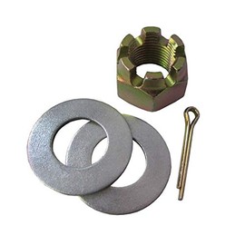 Front/Rear Axle Nut and Washer Kit – Compatible with Polaris RZR 570 800 900 1000 Turbo ATV/UTV Models – Replacement for Parts 7547337, 7555796, 7661404