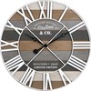 FirsTime & Co.® Gray Maritime Farmhouse Planks Clock, American Crafted,