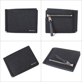 Paul Smith 813019 P914 Bright Stripe Puller SS24 Money Clip Set, 01.black